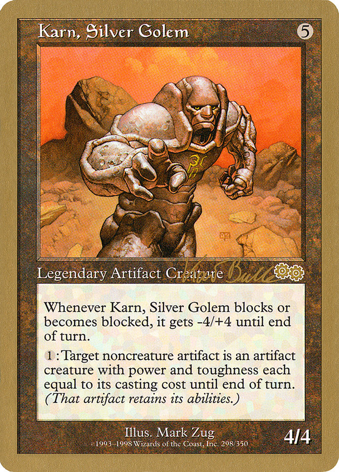 Karn, Silver Golem (Kai Budde) [World Championship Decks 1999] | Game Master's Emporium (The New GME)