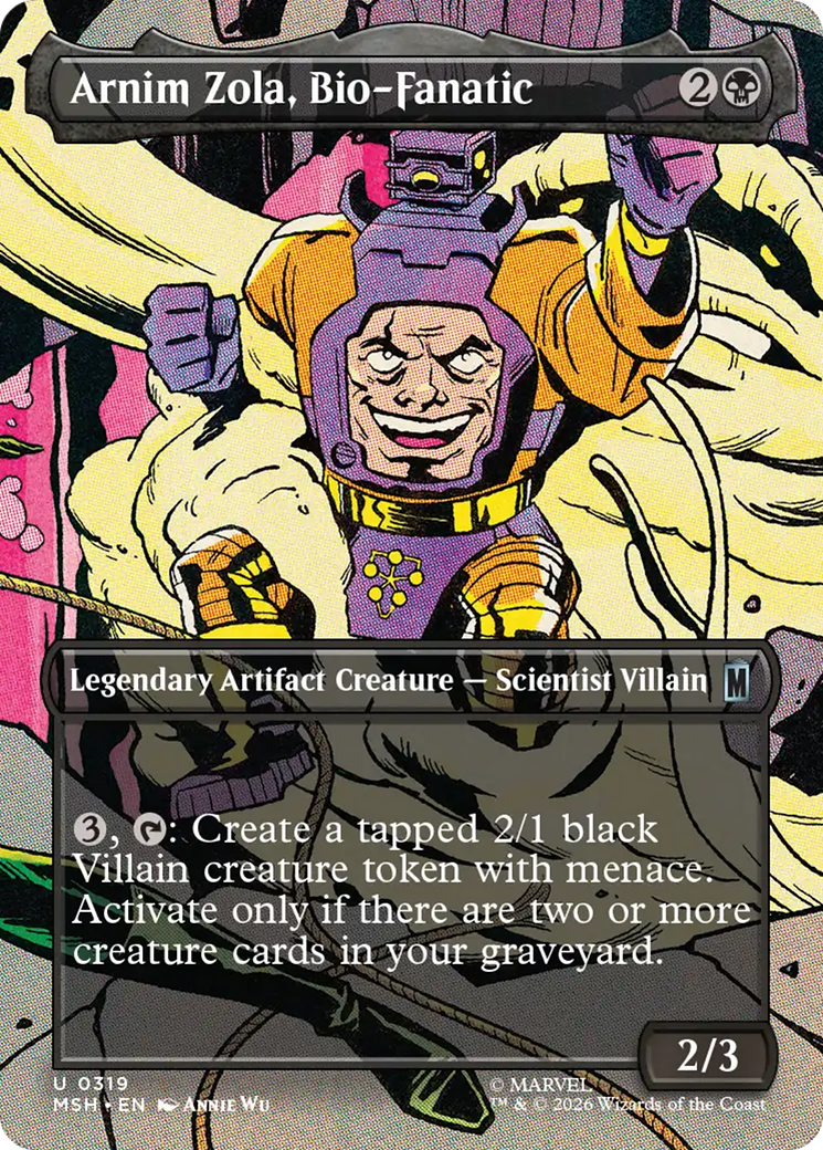 Arnim Zola, Bio-Fanatic (Borderless) [Marvel Super Heroes] | Game Master's Emporium (The New GME)