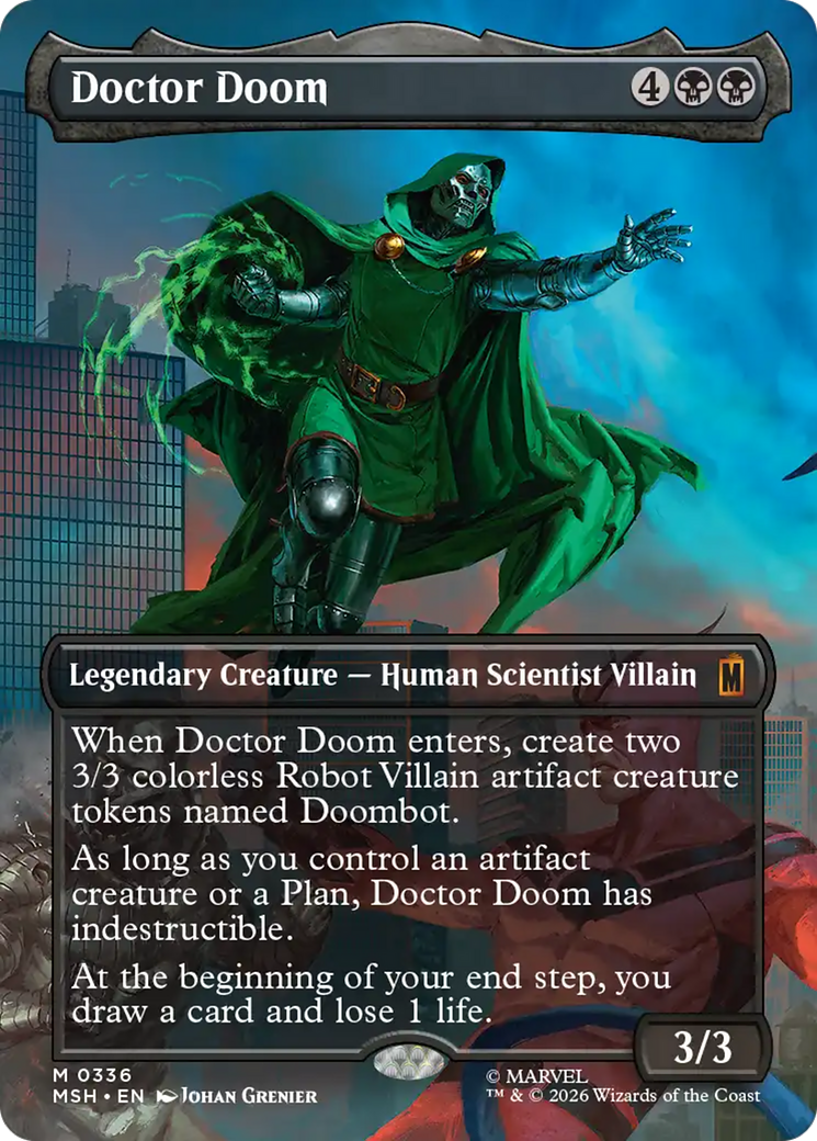 Doctor Doom (Borderless) (0336) [Marvel Super Heroes] | Game Master's Emporium (The New GME)