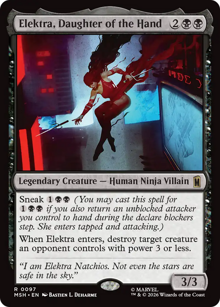 Elektra, Daughter of the Hand [Marvel Super Heroes] | Game Master's Emporium (The New GME)