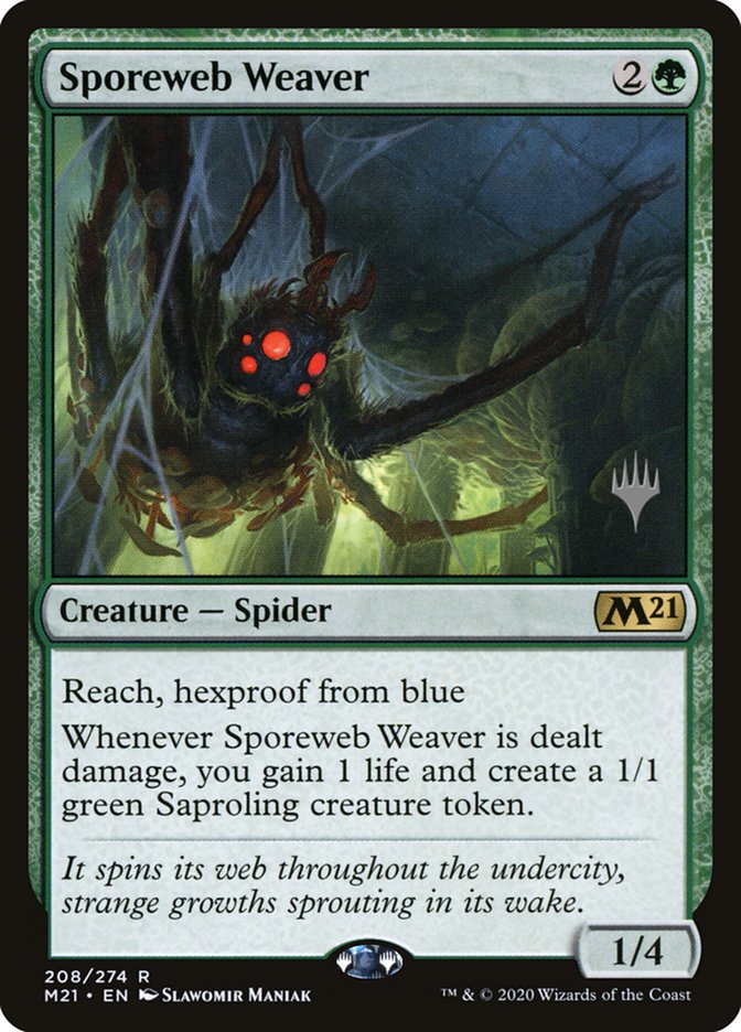 Sporeweb Weaver (Promo Pack) [Core Set 2021 Promos] | Game Master's Emporium (The New GME)