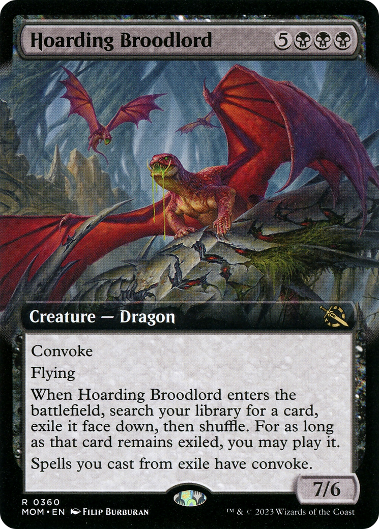 Hoarding Broodlord (Extended Art) [March of the Machine] | Game Master's Emporium (The New GME)