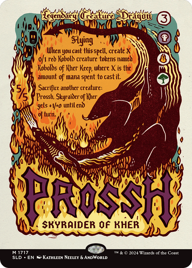 Prossh, Skyraider of Kher (Rainbow Foil) [Secret Lair Drop Series] | Game Master's Emporium (The New GME)