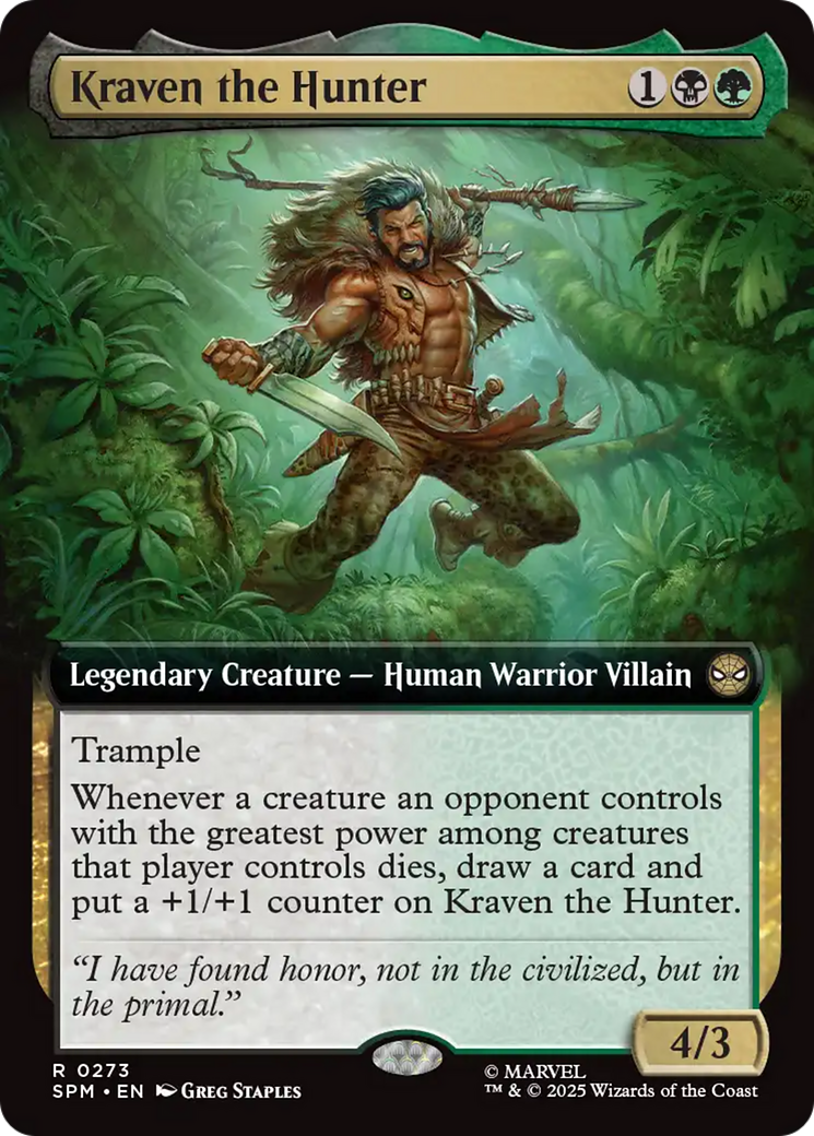 Kraven the Hunter (Extended Art) [Marvel's Spider-Man] | Game Master's Emporium (The New GME)