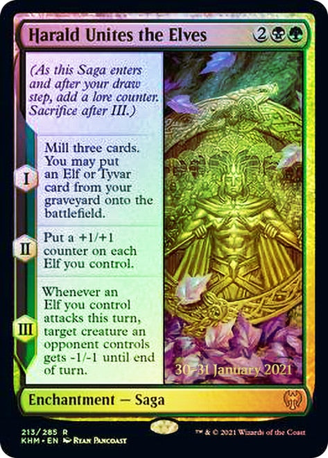 Harald Unites the Elves [Kaldheim Prerelease Promos] | Game Master's Emporium (The New GME)