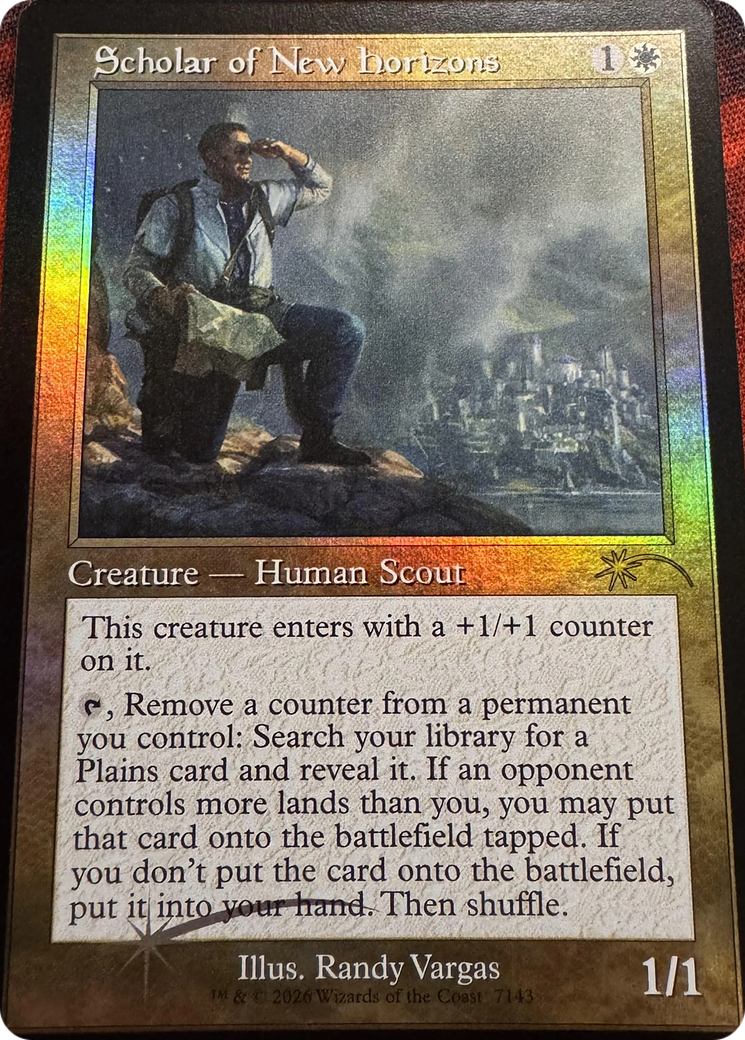Scholar of New Horizons (Retro Frame) [Secret Lair Drop Series] | Game Master's Emporium (The New GME)