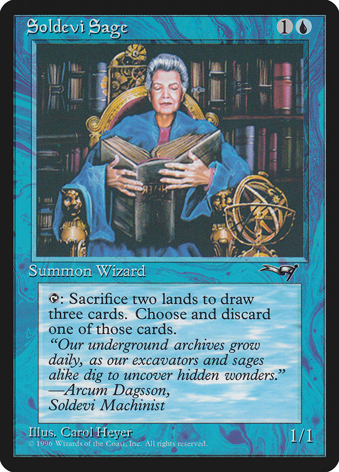 Soldevi Sage (Sitting) [Alliances] | Game Master's Emporium (The New GME)