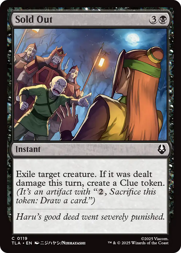 Sold Out [Avatar: The Last Airbender] | Game Master's Emporium (The New GME)