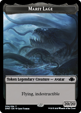 Goblin // Marit Lage Double-Sided Token [Dominaria Remastered Tokens] | Game Master's Emporium (The New GME)