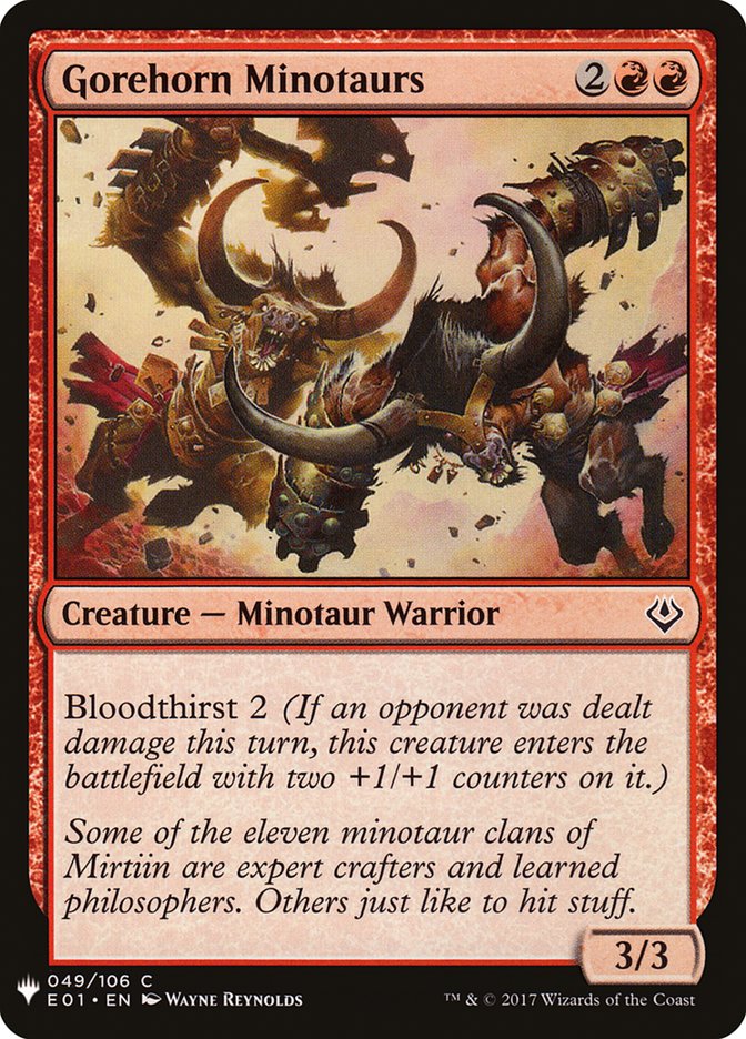 Gorehorn Minotaurs [Mystery Booster] | Game Master's Emporium (The New GME)