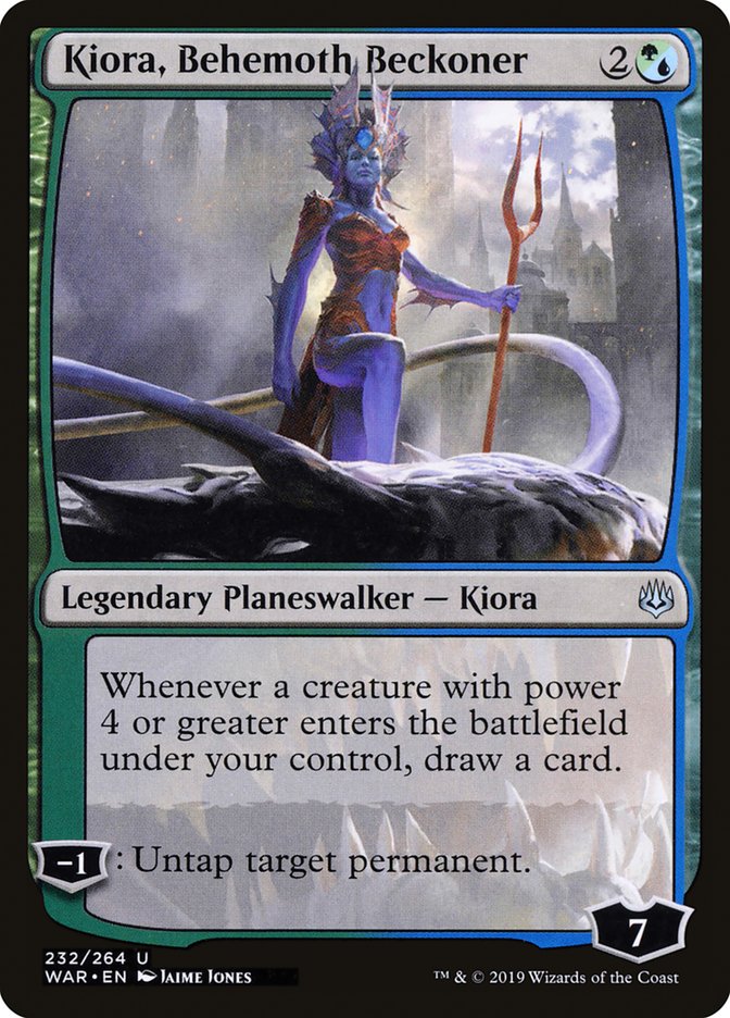 Kiora, Behemoth Beckoner [War of the Spark] | Game Master's Emporium (The New GME)