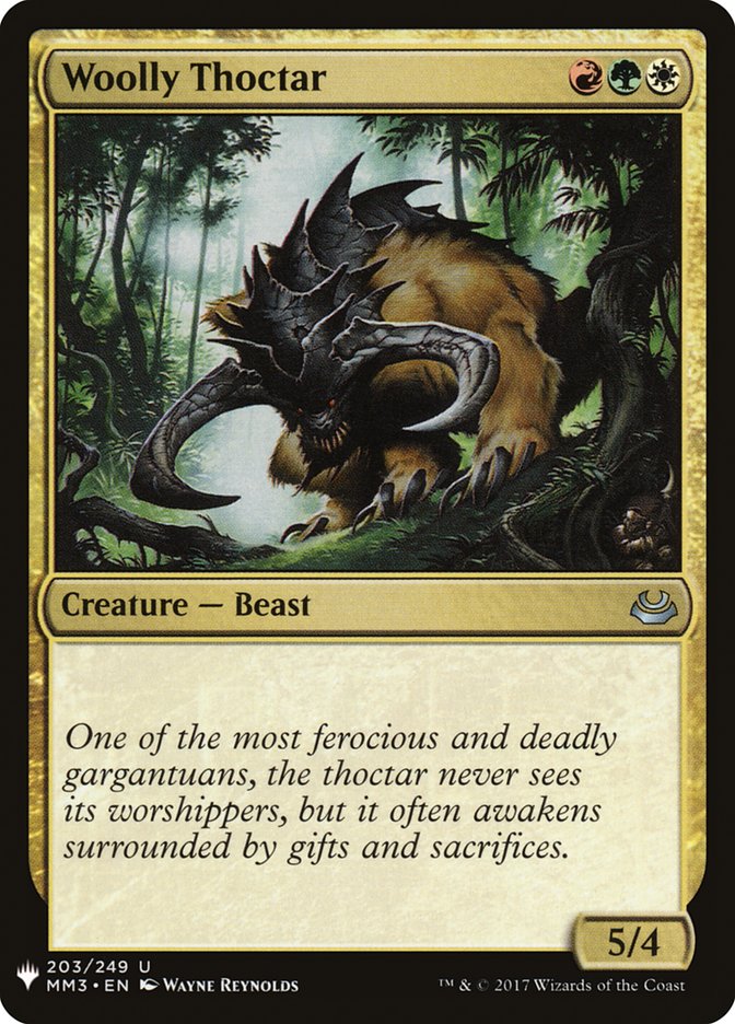 Woolly Thoctar [Mystery Booster] | Game Master's Emporium (The New GME)