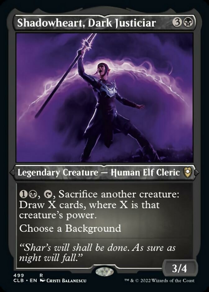 Shadowheart, Dark Justiciar (Foil Etched) [Commander Legends: Battle for Baldur's Gate] | Game Master's Emporium (The New GME)