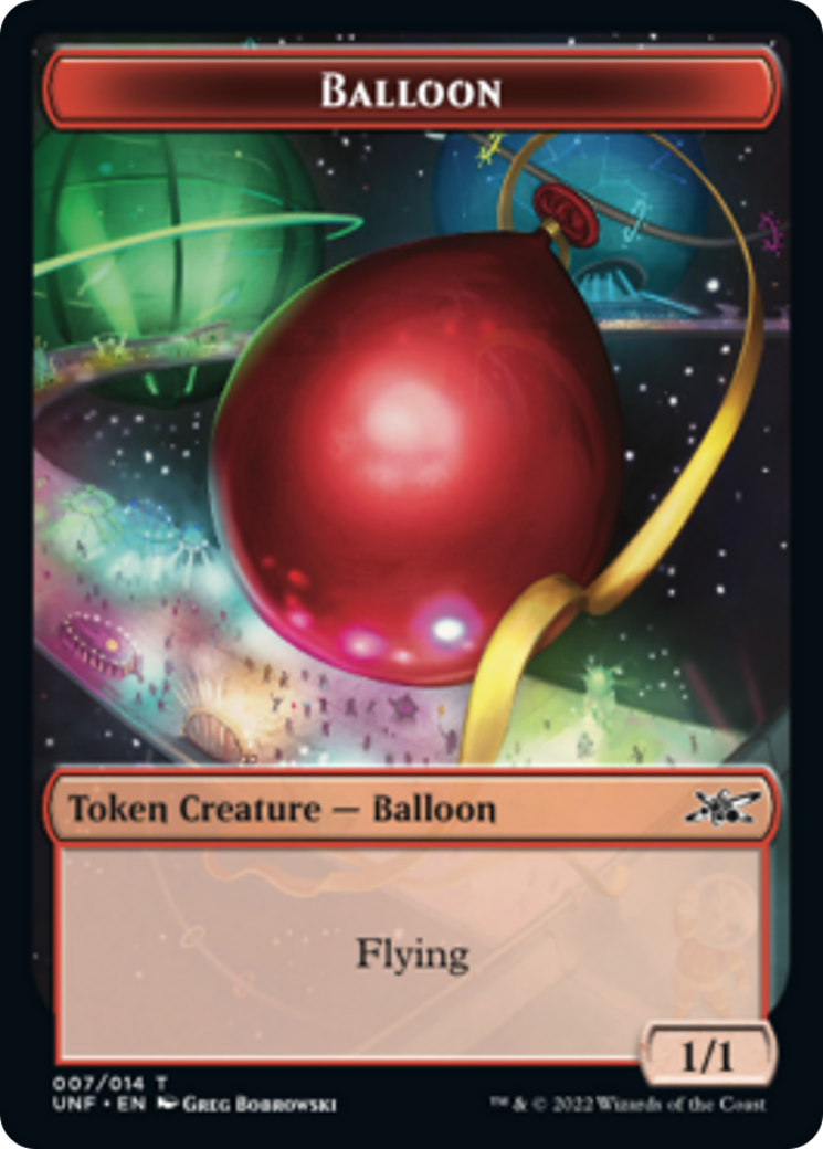 Clown Robot (003) // Balloon Double-Sided Token [Unfinity Tokens] | Game Master's Emporium (The New GME)