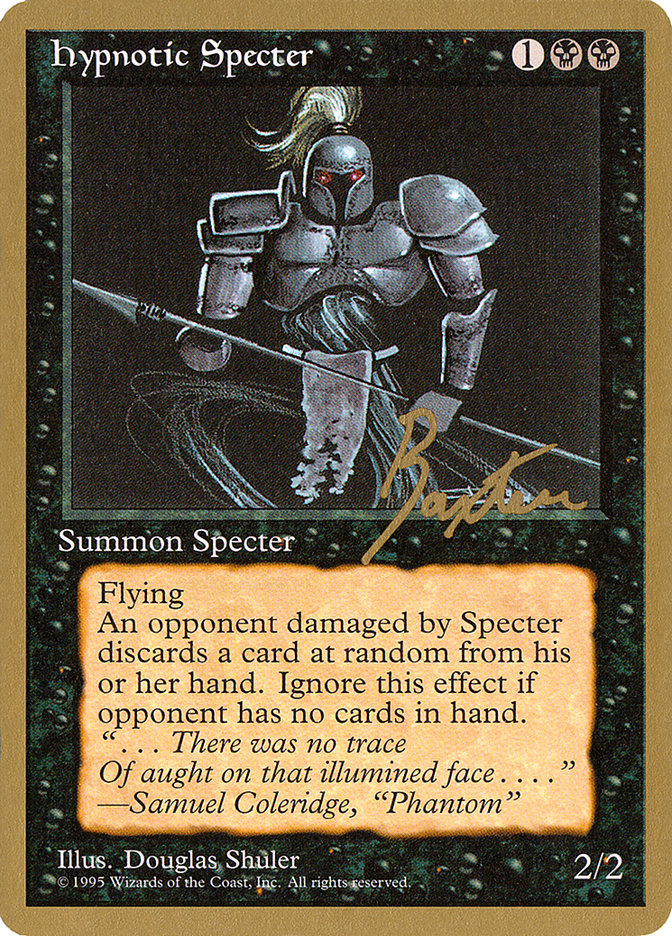 Hypnotic Specter (George Baxter) [Pro Tour Collector Set] | Game Master's Emporium (The New GME)
