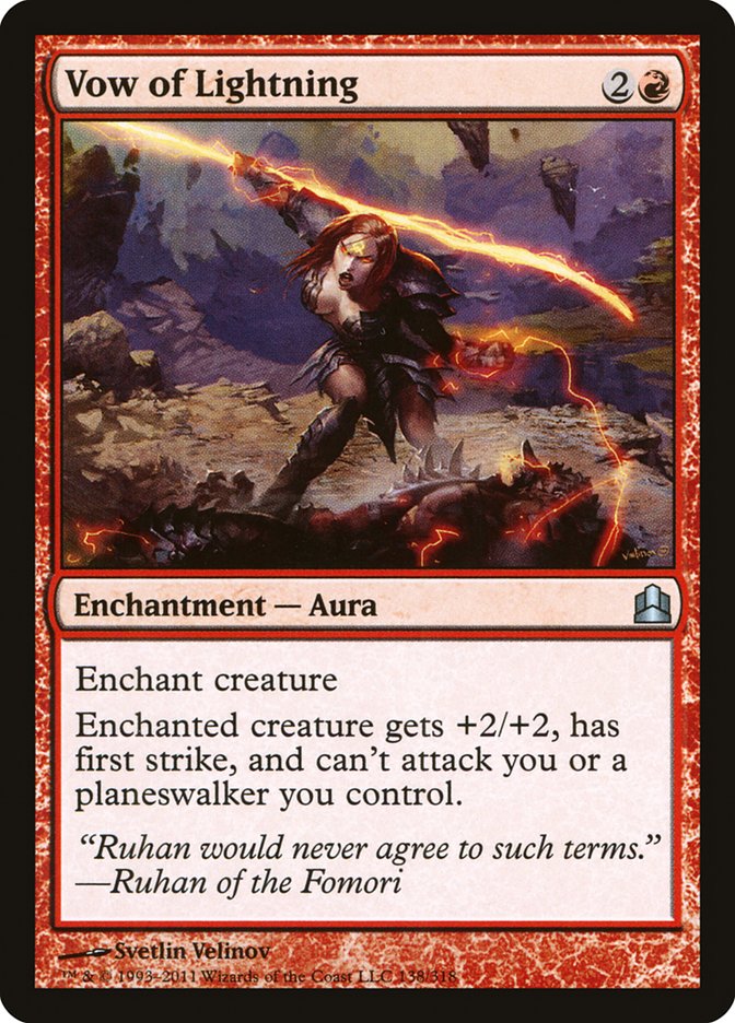 Vow of Lightning [Commander 2011] | Game Master's Emporium (The New GME)