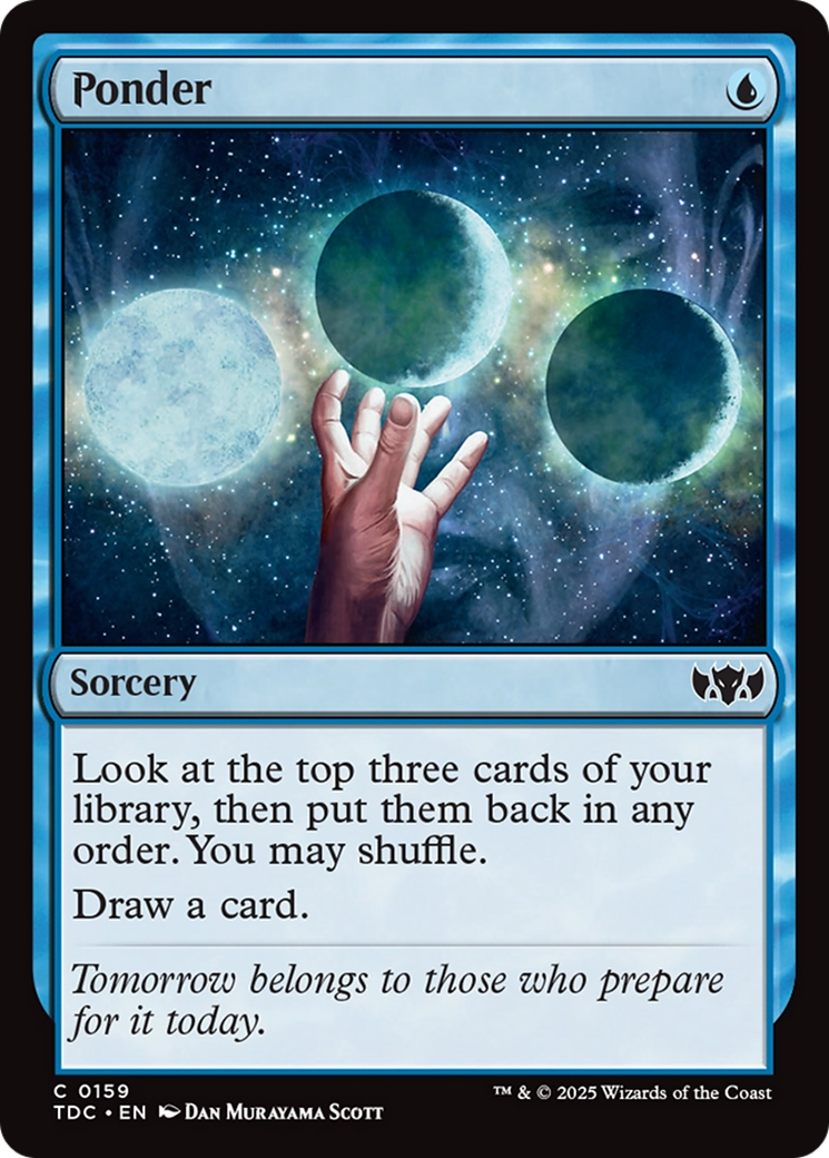 Ponder [Tarkir: Dragonstorm Commander] | Game Master's Emporium (The New GME)