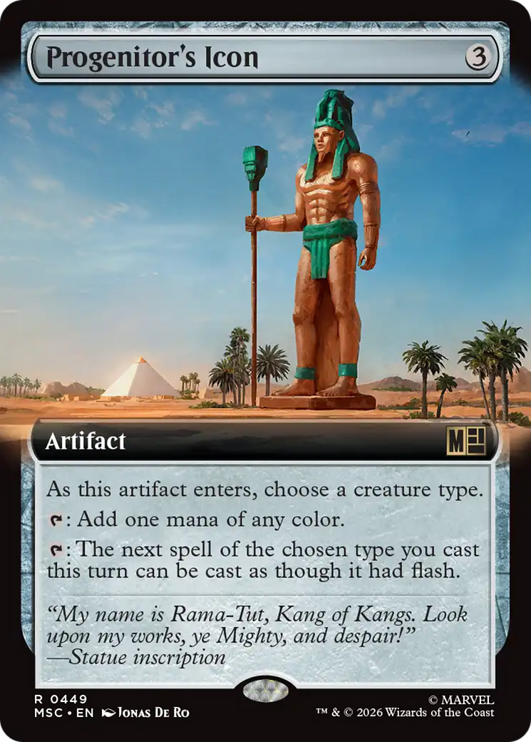 Progenitor's Icon (Extended Art) [Marvel Super Heroes Commander] | Game Master's Emporium (The New GME)