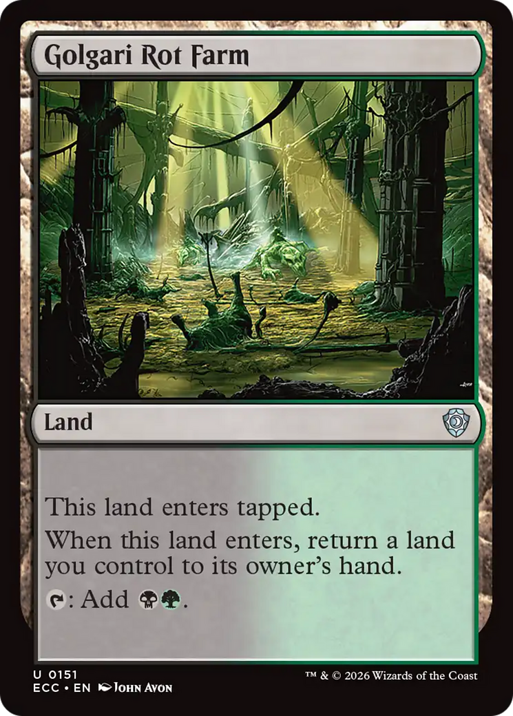 Golgari Rot Farm [Lorwyn Eclipsed Commander] | Game Master's Emporium (The New GME)