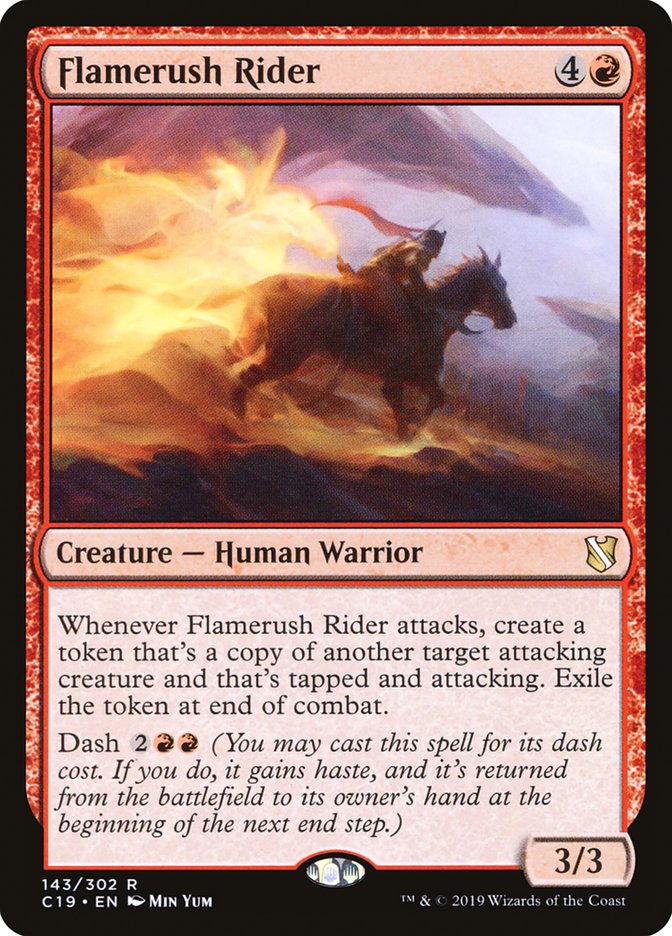 Flamerush Rider [Commander 2019] | Game Master's Emporium (The New GME)