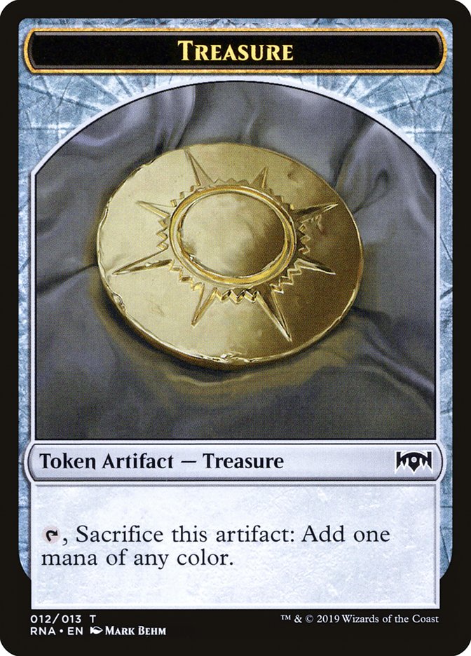 Treasure Token [Ravnica Allegiance Tokens] | Game Master's Emporium (The New GME)