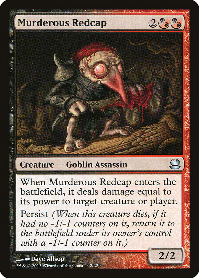 Murderous Redcap [Modern Masters] | Game Master's Emporium (The New GME)