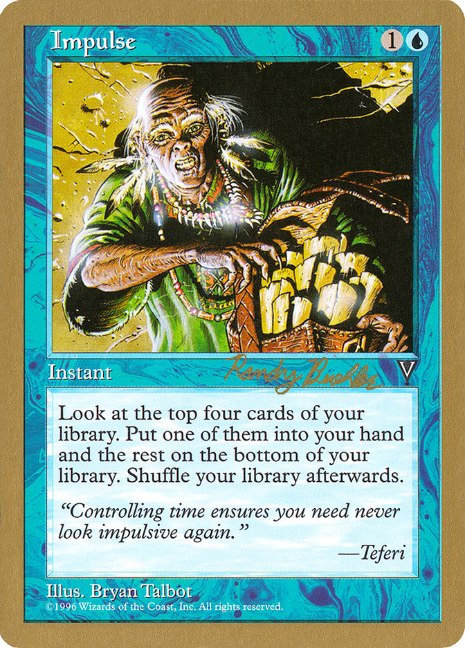 Impulse (Randy Buehler) [World Championship Decks 1998] | Game Master's Emporium (The New GME)