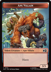 Copy (001) // Ape Villain (010) Double-Sided Token [Marvel Super Heroes Commander Tokens] | Game Master's Emporium (The New GME)