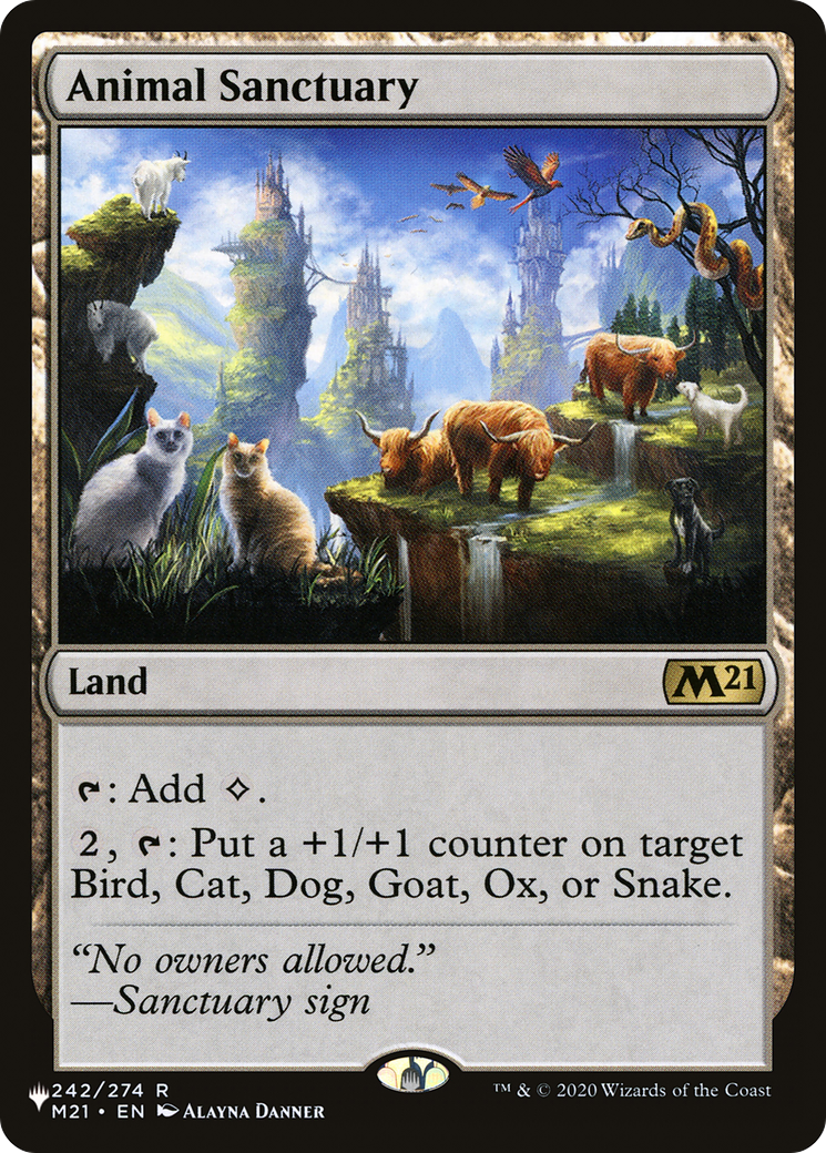 Animal Sanctuary [The List] | Game Master's Emporium (The New GME)