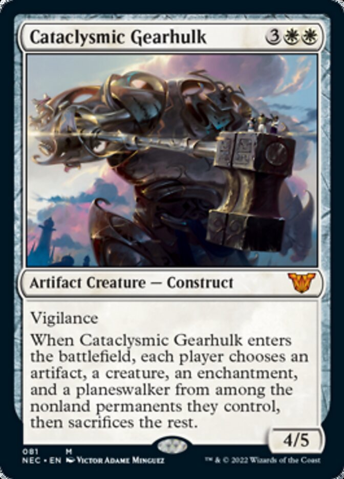 Cataclysmic Gearhulk [Kamigawa: Neon Dynasty Commander] | Game Master's Emporium (The New GME)