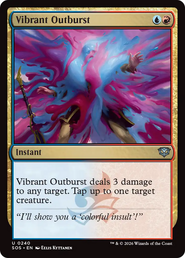 Vibrant Outburst [Secrets of Strixhaven] | Game Master's Emporium (The New GME)