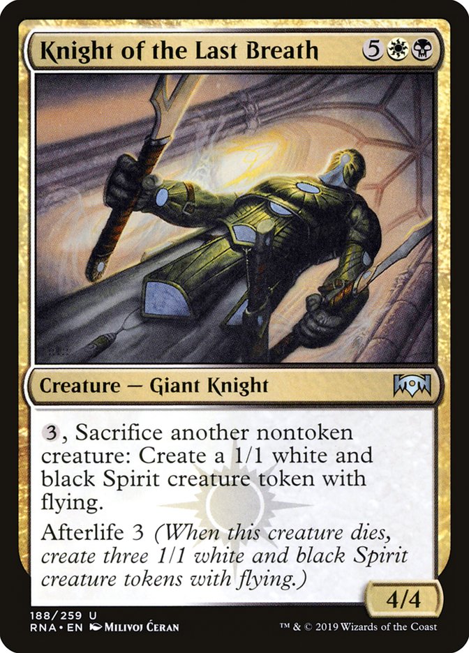 Knight of the Last Breath [Ravnica Allegiance] | Game Master's Emporium (The New GME)