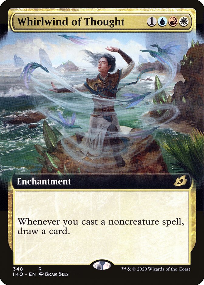 Whirlwind of Thought (Extended Art) [Ikoria: Lair of Behemoths] | Game Master's Emporium (The New GME)