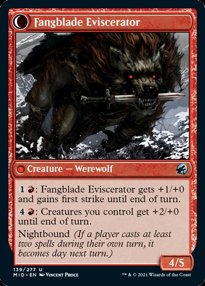 Fangblade Brigand // Fangblade Eviscerator [Innistrad: Midnight Hunt] | Game Master's Emporium (The New GME)