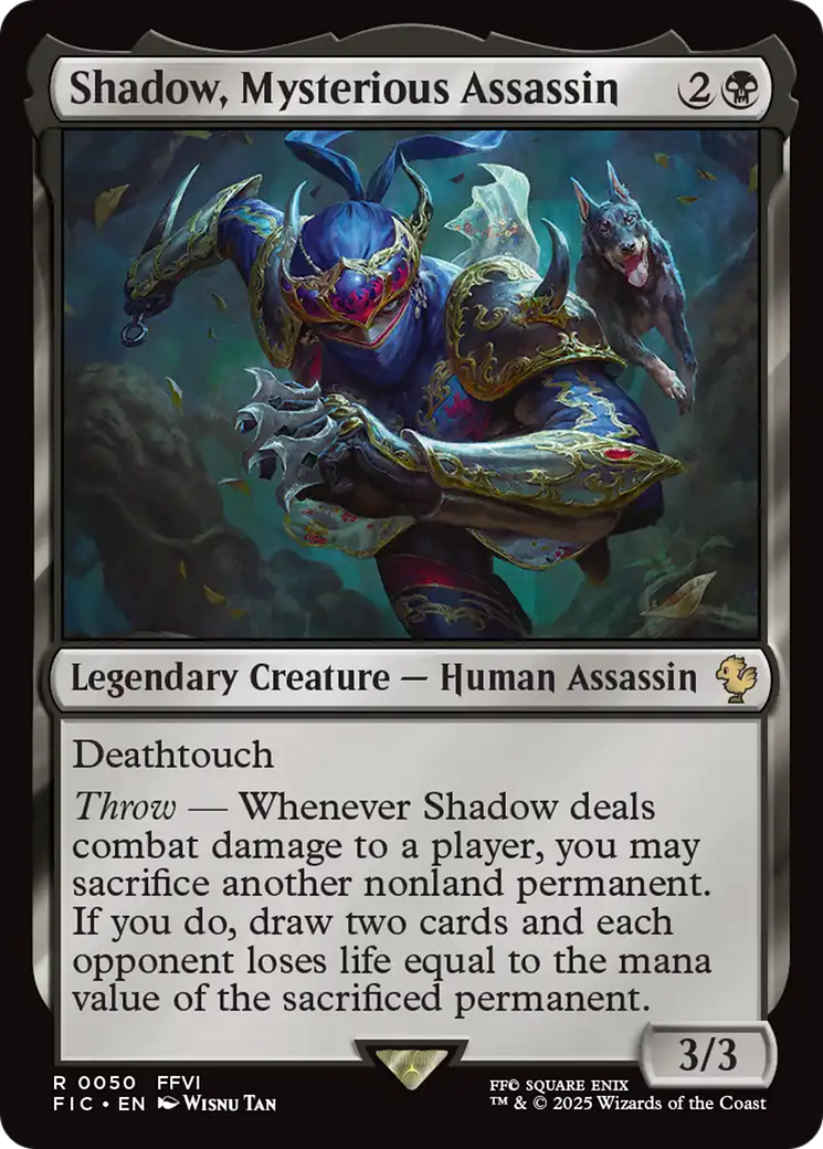 Shadow, Mysterious Assassin [FINAL FANTASY Commander] | Game Master's Emporium (The New GME)