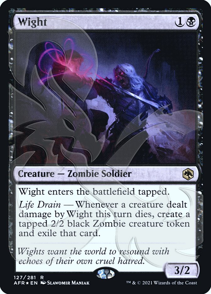 Wight (Ampersand Promo) [Dungeons & Dragons: Adventures in the Forgotten Realms Promos] | Game Master's Emporium (The New GME)