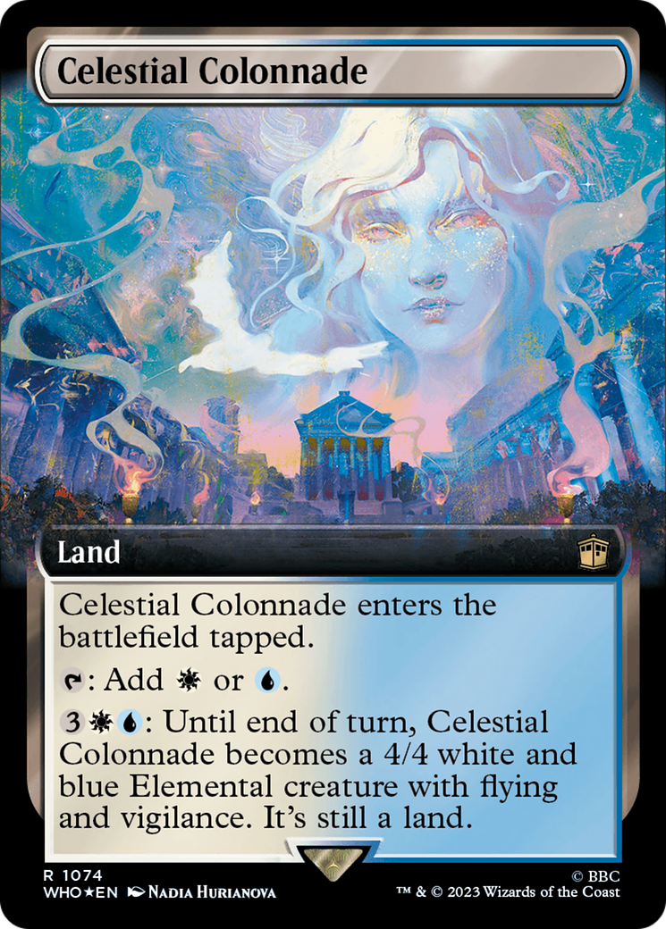 Celestial Colonnade (Extended Art) (Surge Foil) [Doctor Who] | Game Master's Emporium (The New GME)