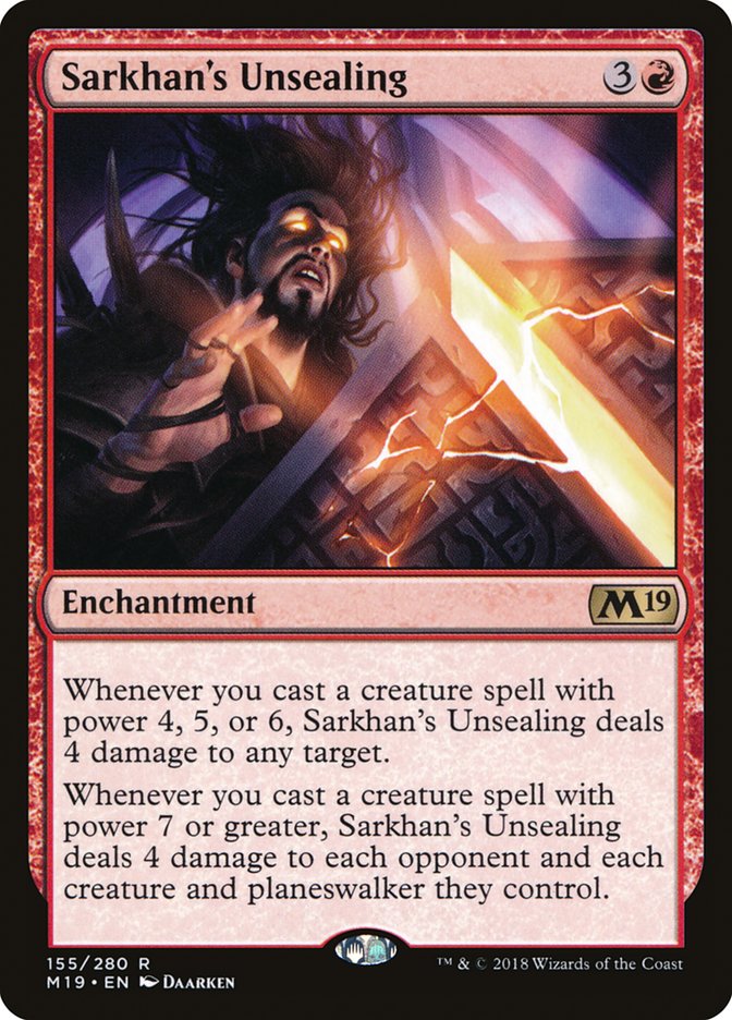 Sarkhan's Unsealing [Core Set 2019] | Game Master's Emporium (The New GME)