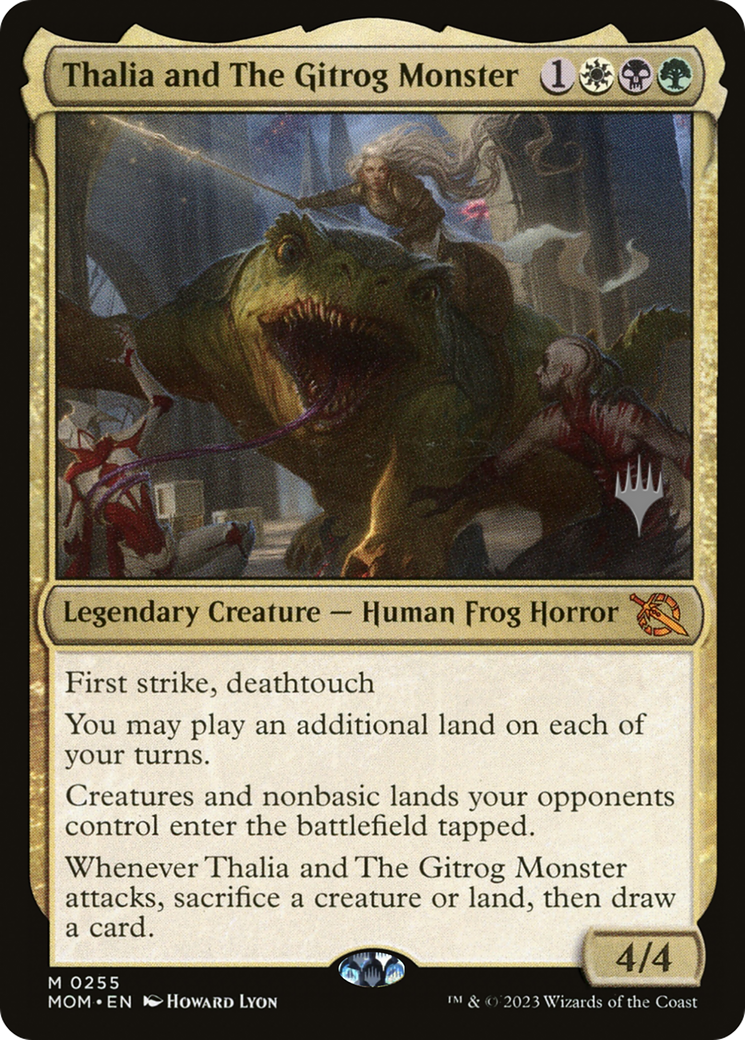 Thalia and The Gitrog Monster (Promo Pack) [March of the Machine Promos] | Game Master's Emporium (The New GME)