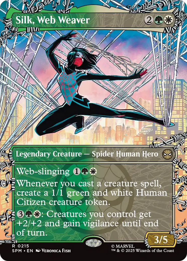 Silk, Web Weaver (Borderless) [Marvel's Spider-Man] | Game Master's Emporium (The New GME)
