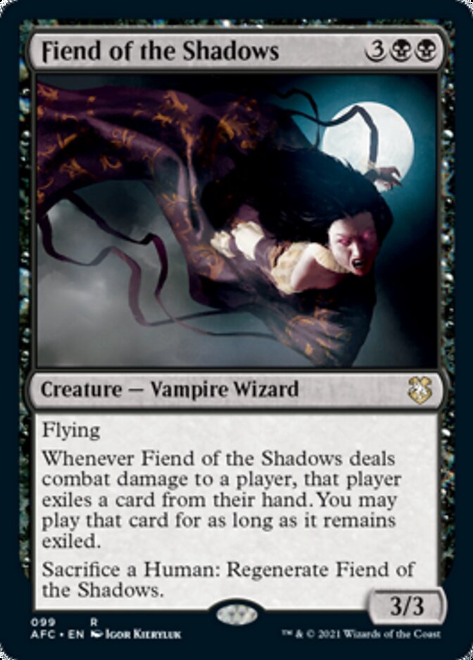 Fiend of the Shadows [Dungeons & Dragons: Adventures in the Forgotten Realms Commander] | Game Master's Emporium (The New GME)