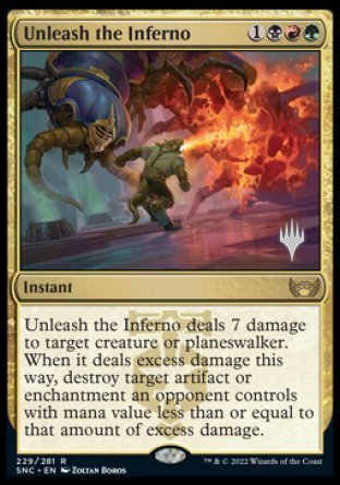 Unleash the Inferno (Promo Pack) [Streets of New Capenna Promos] | Game Master's Emporium (The New GME)