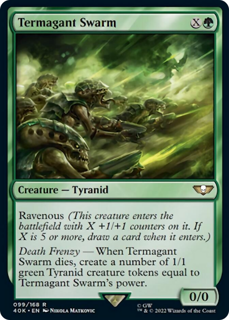 Termagant Swarm (Surge Foil) [Warhammer 40,000] | Game Master's Emporium (The New GME)