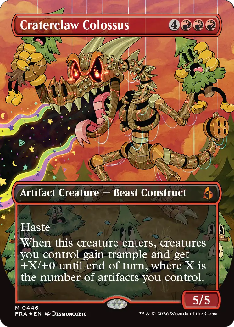 Craterclaw Colossus (Borderless) (0446) [Reality Fracture] | Game Master's Emporium (The New GME)