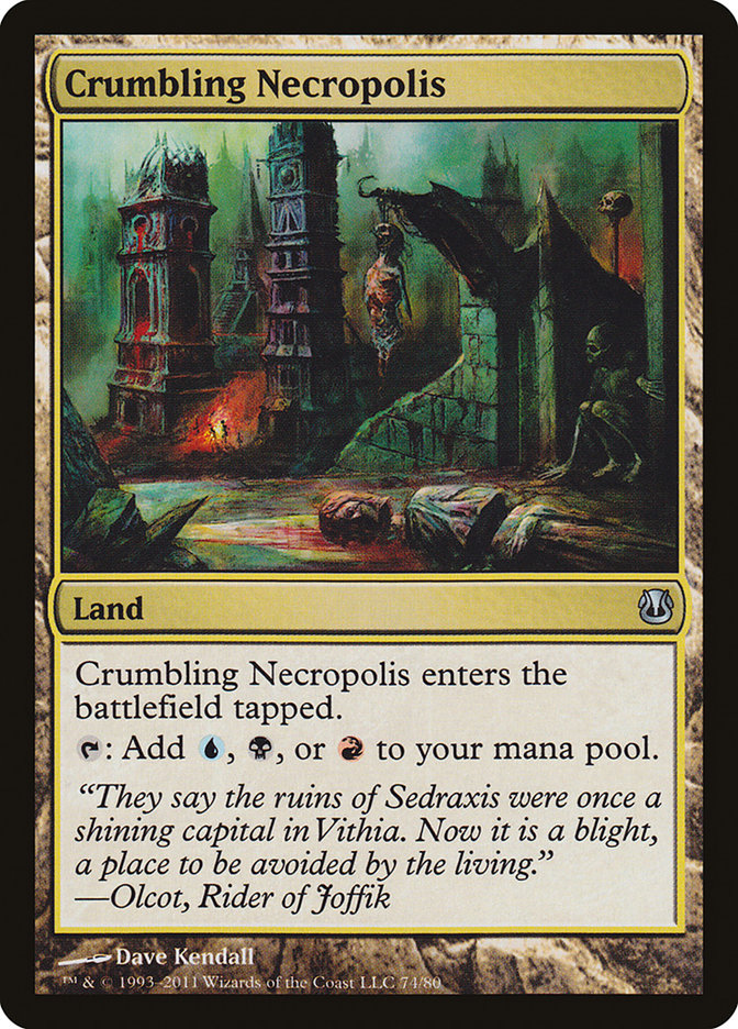 Crumbling Necropolis [Duel Decks: Ajani vs. Nicol Bolas] | Game Master's Emporium (The New GME)