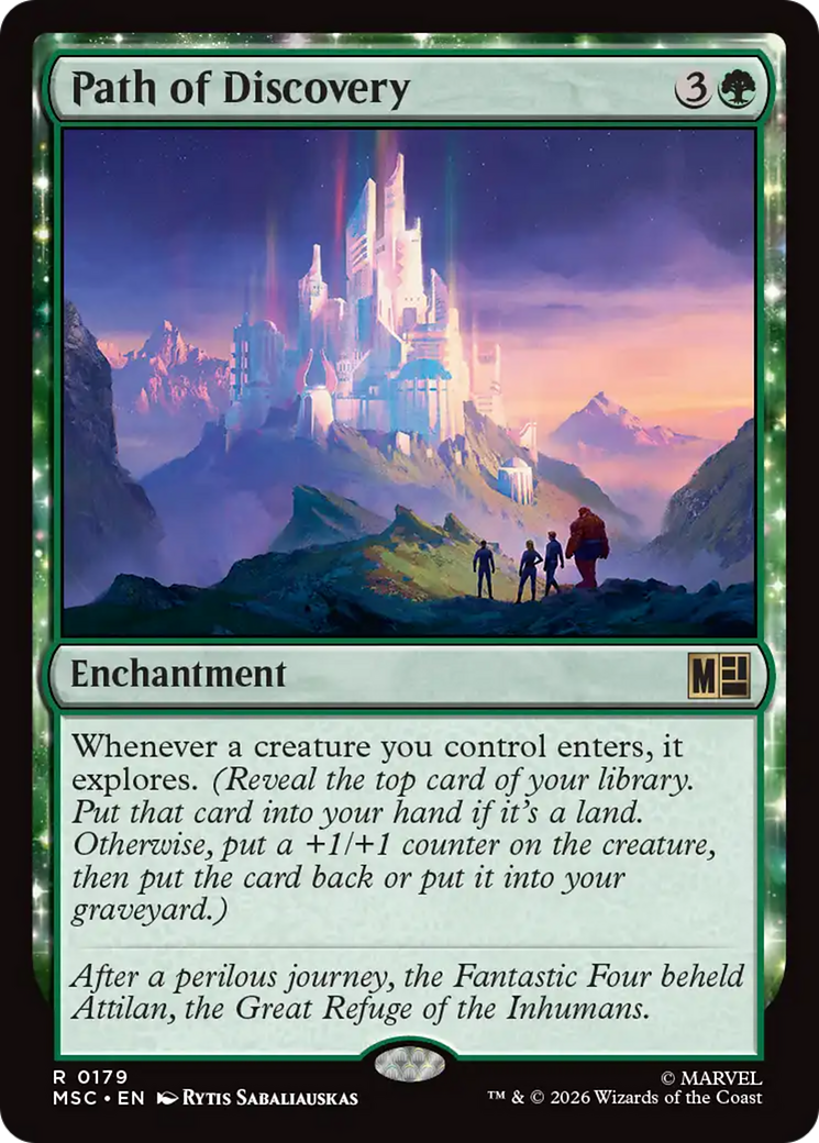Path of Discovery (Surge Foil) [Marvel Super Heroes Commander] | Game Master's Emporium (The New GME)