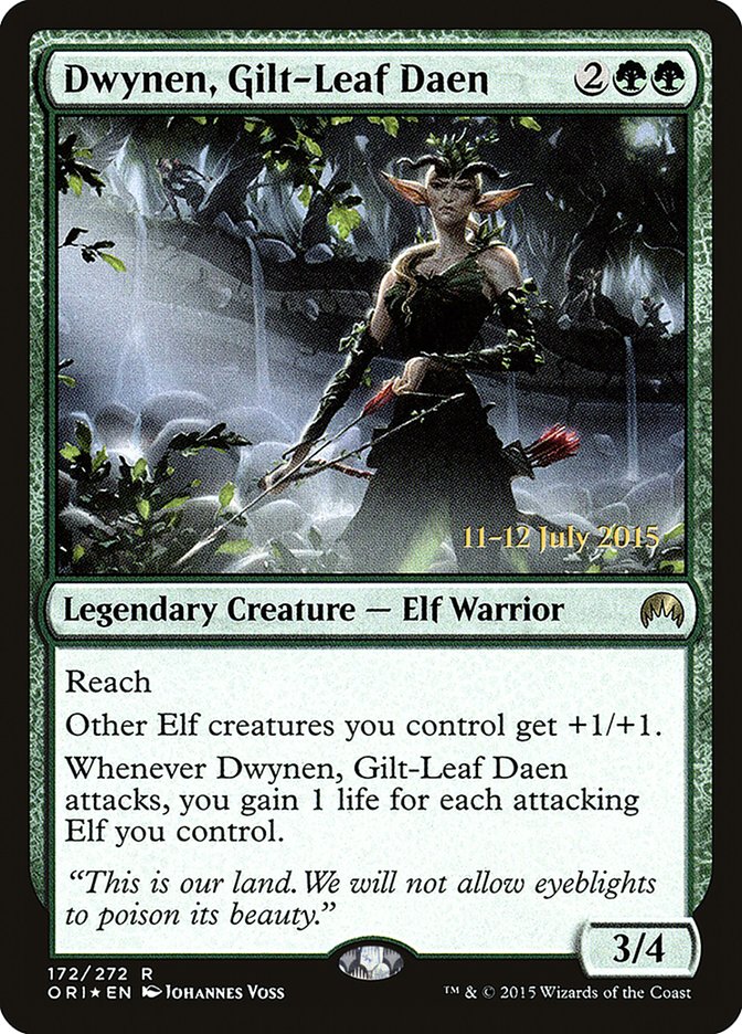 Dwynen, Gilt-Leaf Daen [Magic Origins Prerelease Promos] | Game Master's Emporium (The New GME)
