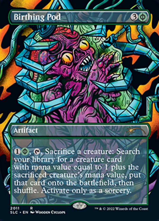 Birthing Pod (Borderless Alternate Art) [Secret Lair Countdown Kit] | Game Master's Emporium (The New GME)