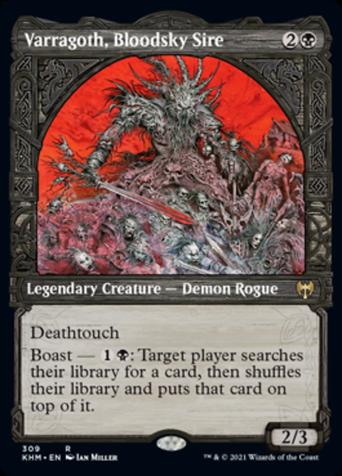 Varragoth, Bloodsky Sire (Showcase) [Kaldheim] | Game Master's Emporium (The New GME)