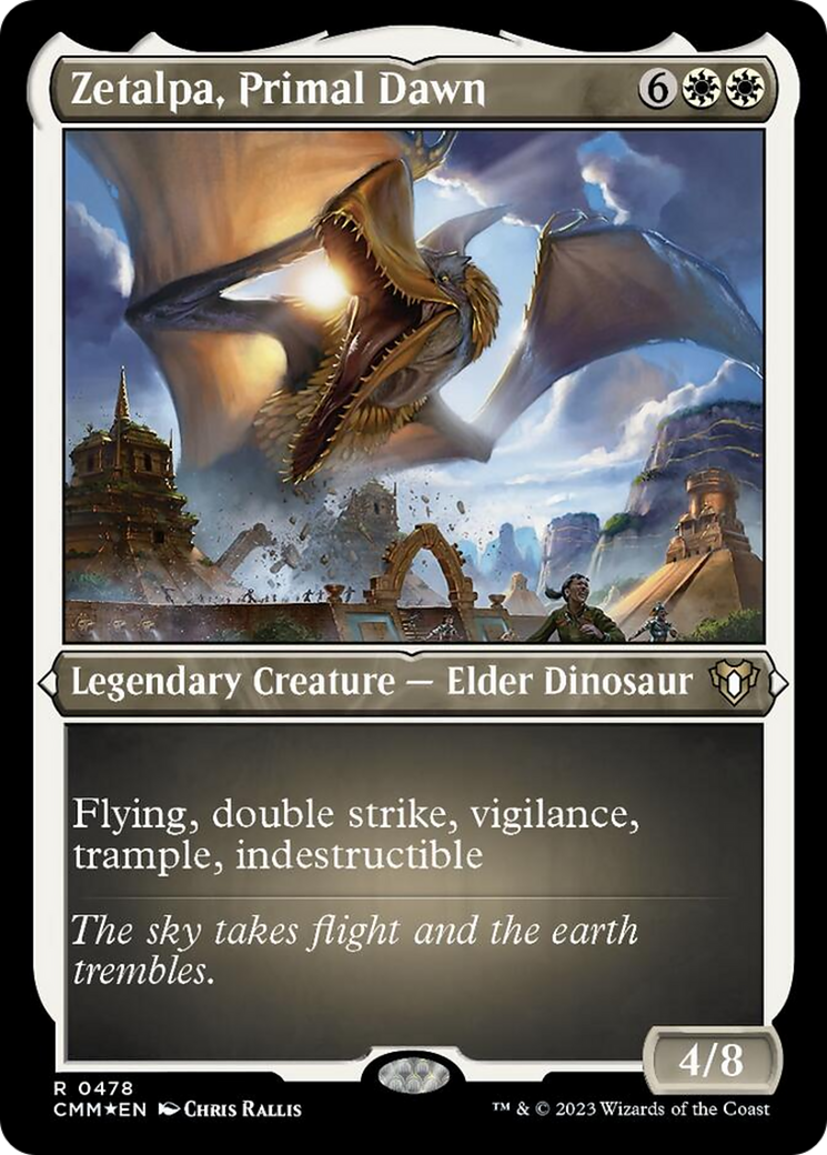 Zetalpa, Primal Dawn (Foil Etched) [Commander Masters] | Game Master's Emporium (The New GME)